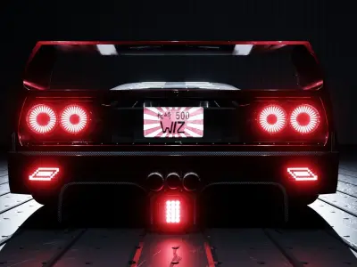 Ferrari  F40 Free 3D model