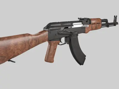 PBR AK47 MODEL rifle Low-poly 3D model