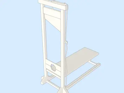 Guillotine Free 3D model