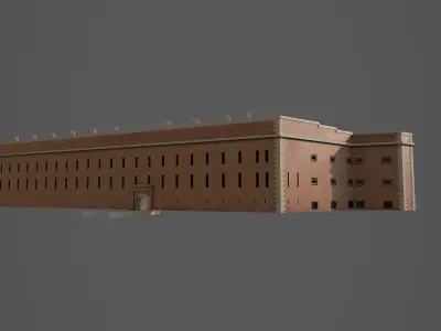 Fort Point National Site Free low-poly 3D model