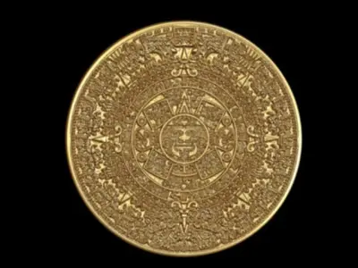 Aztec calendar-3d print 3D print model
