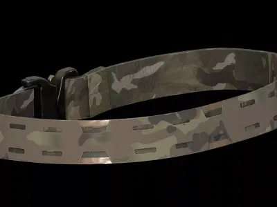 C2R Fast Shooter Belt Low-poly 3D model Low-poly 3D model