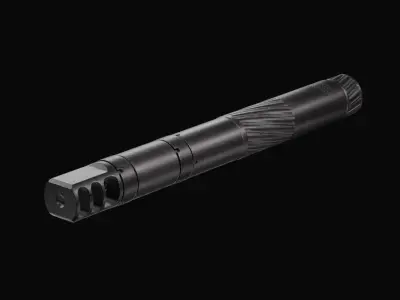 Thunder Beast - Ultra 50 Suppressor Low-poly 3D model