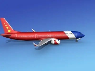 Boeing 737-900ER Vin Air France 3D model
