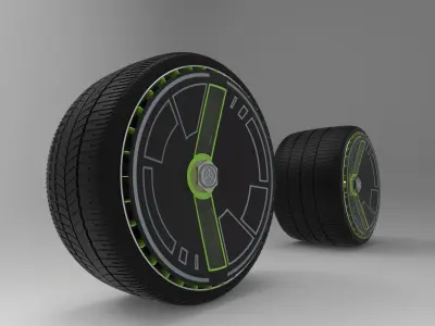 turboFan DinaGo rim kit 3D model