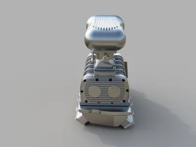 Vintage blower 3D model