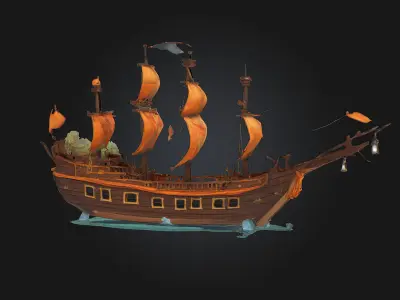 Seafarers Legacy  A Vessel of Tales and Time 3D model