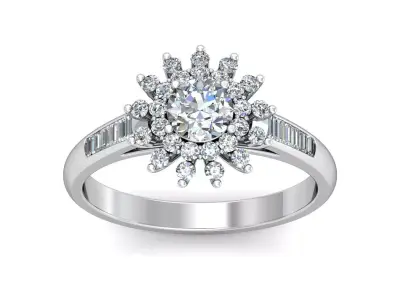 Wedding Ring  3D print model 140