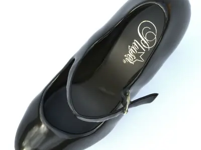High Heel Middle Poly 3D model