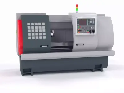 turning lathe cnc CORMAK 3D model