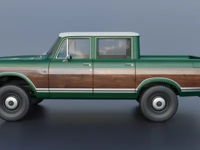 International Wagonmaster 1974 3D print model