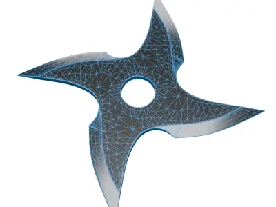Shuriken Free low-poly 3D model
