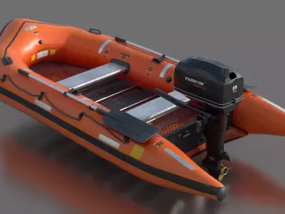 RESCUE BOAT  3D model