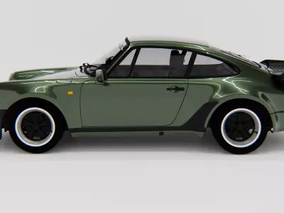 Porsche 911 Turbo  930  1970 Low-poly 3D model