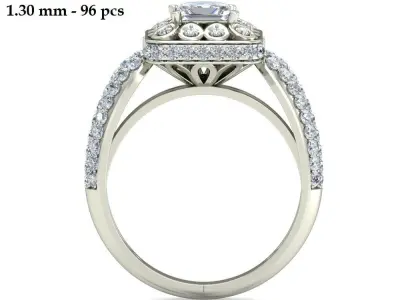 Wedding Ring  3D print model 107