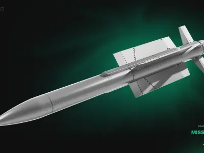 Missile V5 ASM 3D model
