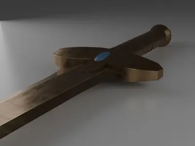 The Sword of Mithon Low-poly 3D model