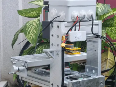 Heavy duty bench milling machine 3D model