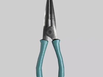 Nose Plier Low-poly 3D model