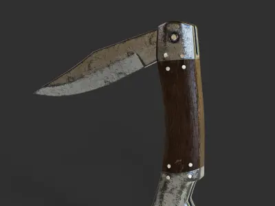 Vintage Knife 3D model