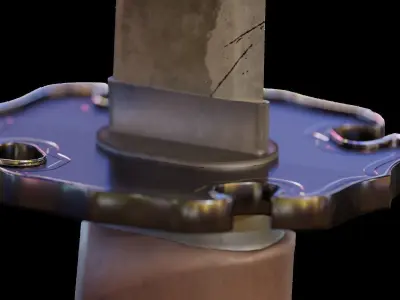 Katana  Low-poly 3D model purchase