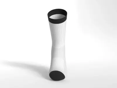 Long Sport Sock PBR 3D model