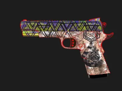 M9-GHOSTLINE gun pattern Free 3D model