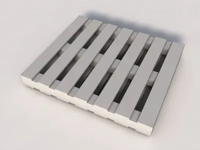 Low Poly  UV Mapped Pallet Low-poly 3D model