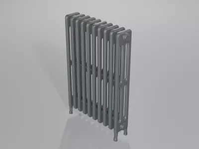 Classic Cast Iron Radiator 3C10 3D model