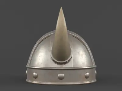 Viking Helmet 3D model 11