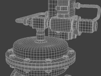 Pilot Operated Pressure Valve 3D model