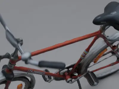 Bicycle Low-poly 3D model shop