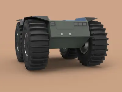 Chassis for SHERP 3D model