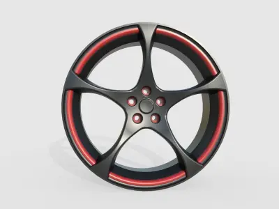 Rim 17 in M1 Free low-poly 3D model