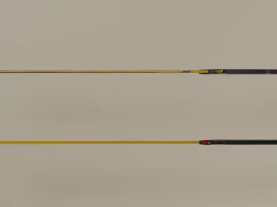 CyberKatana Low-poly 3D model