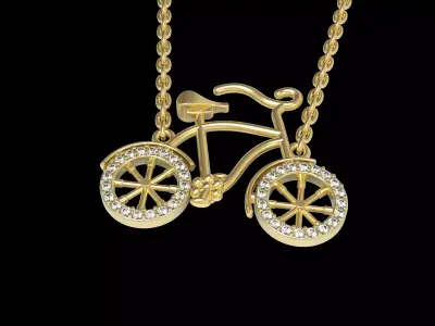Bike Pendant Free 3D print model
