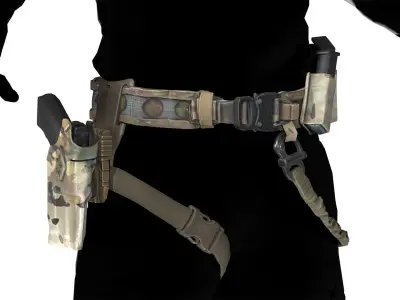 FERRO CONCEPTS BISON BELT  Low-poly 3D model
