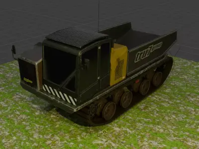 military truck car 3D model