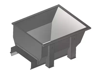 Loading hopper 3D model