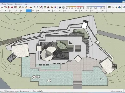 Sketchup Museum 123 3D model