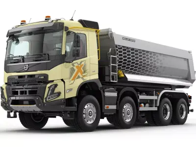 VOLVO FMX 8X6  dump truck 2022 3D model