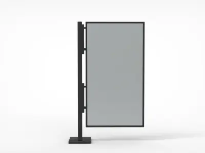 Outdoor Advertising Stand V5 3D model