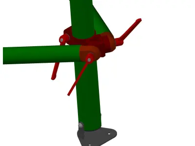 Bicycle Repair Stand Version 1 Free 3D model