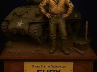  Fury  Diorama Militar  3D print model