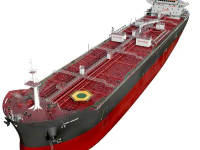 Tankers 4 colors 3D Model Pack