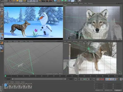 Wolf Loup Free 3D model