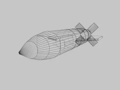 GBU-43 MOAB 3D model