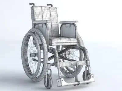 wheelchair 3D model purchase
