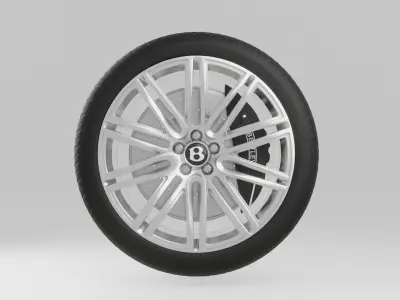 Bentley Continental GT Speed 2015 Wheel 3D model purchase