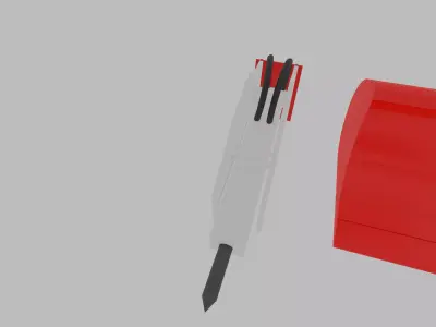 Martin Bucket Pack Low-poly 3D model